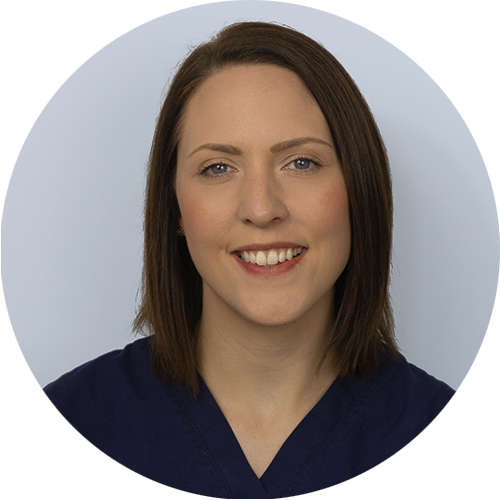 Dental hygienist Sarah Keytes at Morris Dental Care, Northenden Practice